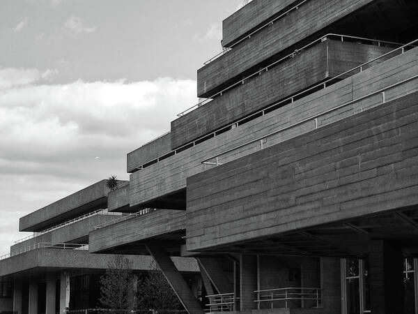 Brutalist Art Print featuring the photograph Concrete Lines by Philip Openshaw