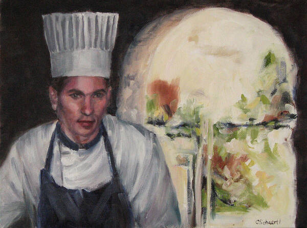 Chef Art Print featuring the painting Cook's Passage by Connie Schaertl