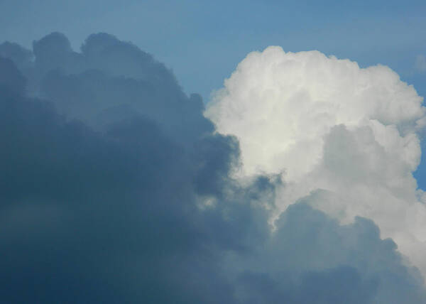 Clouds Art Print featuring the photograph Cumulus Mix by Emmy Marie Vickers