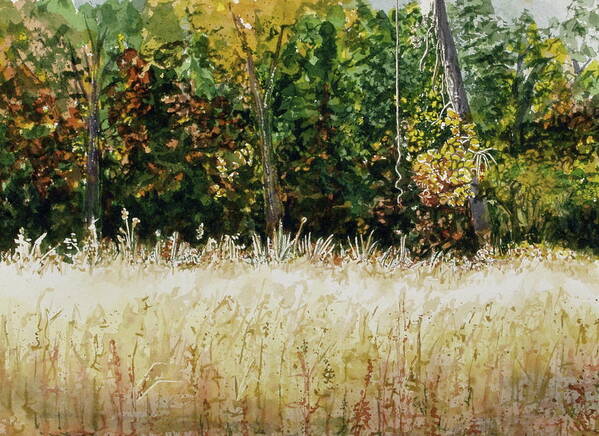 Landscape Art Print featuring the painting D Vine by Lynn Babineau