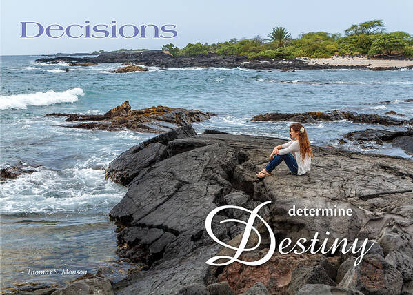 Oceans Art Print featuring the photograph Decisions Determine Destiny by Denise Bird