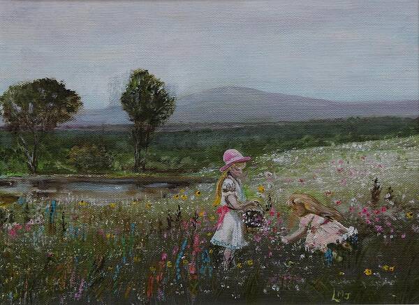 Impressionist Art Print featuring the painting Delights of Spring - LMJ by Ruth Kamenev