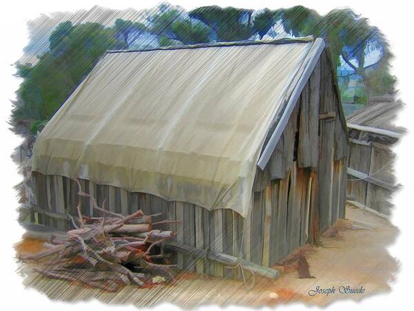Small Cabin Art Print featuring the photograph DO-00070 Small Cabin by Digital Oil