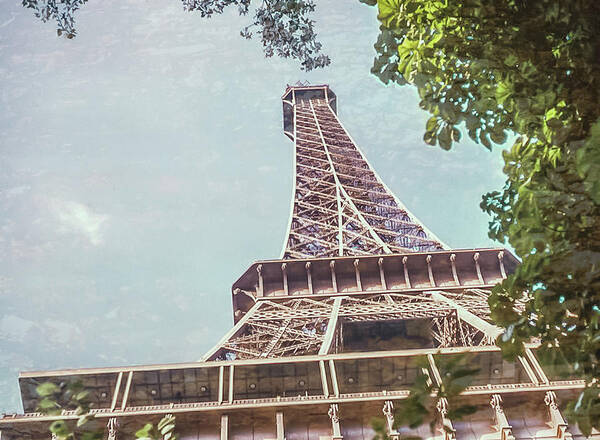 Eiffel Art Print featuring the photograph Eiffel Tower, Paris, France by Richard Goldman