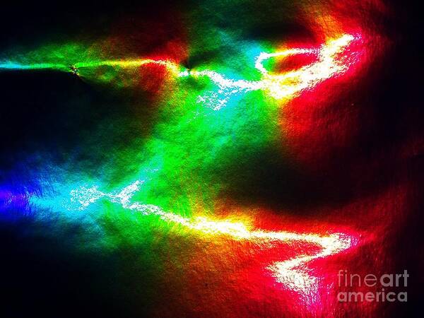 Abstract Photograph Art Print featuring the photograph Firefly by Karen Jane Jones