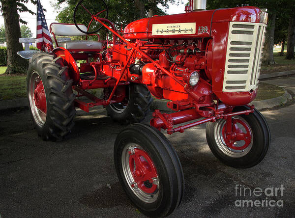 Tractor Art Print featuring the photograph Farmall 130 by Mike Eingle