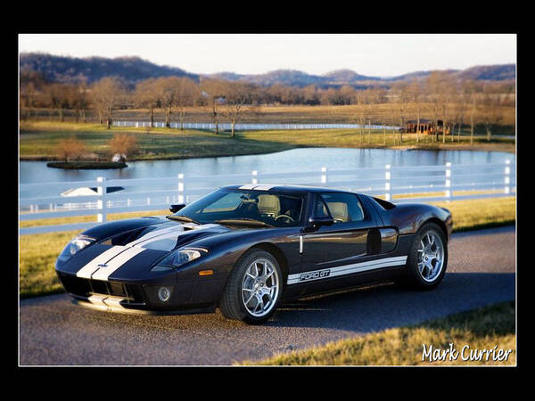 Auto Art Print featuring the photograph Ford GT by Mark Currier