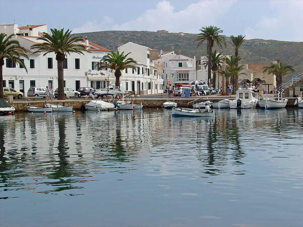 Europe Art Print featuring the photograph Fornells Harbour, Menorca by Rod Johnson