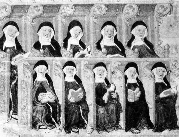 1430 Art Print featuring the photograph Franciscan Nuns by Granger