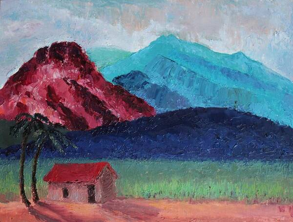 Gauguin Art Print featuring the painting Gauguin Canigou by Vera Smith