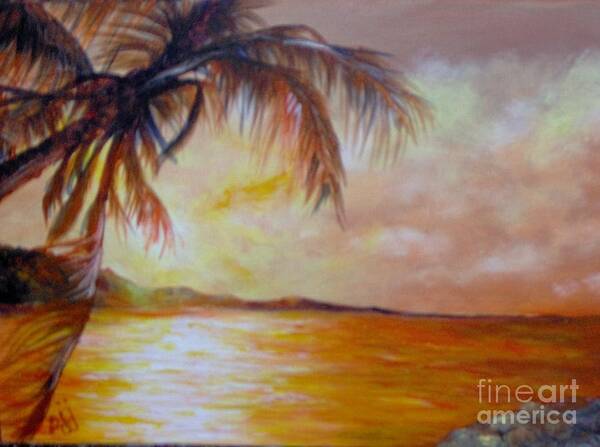 Caribbean Art Print featuring the painting Getaway by Saundra Johnson