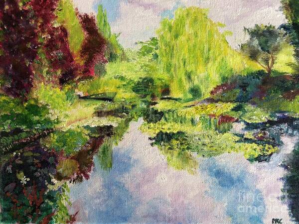 Giverney Art Print featuring the painting Giverney by Kate Conaboy