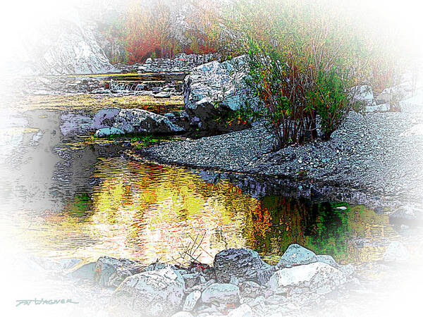 Landscape Art Print featuring the photograph Golden Glow by Pat Wagner