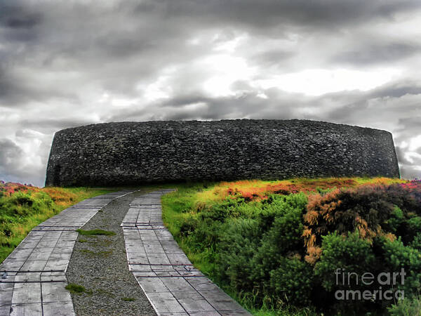 Grianan Of Aileach Art Print featuring the photograph Grianan Fort by Nina Ficur Feenan