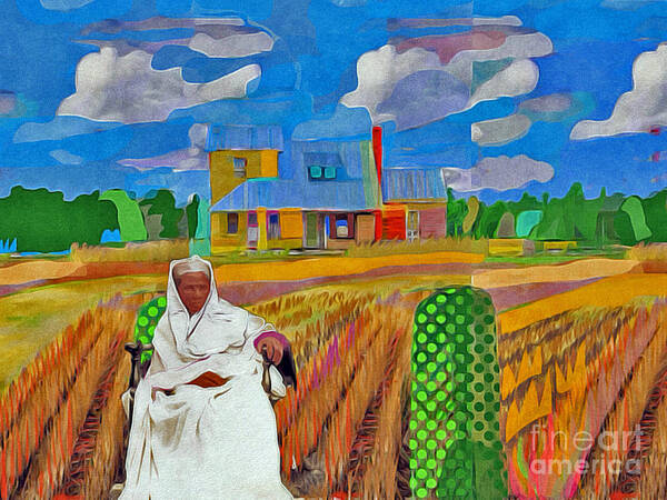 Slavery Art Print featuring the painting Harriet and The Station House by Joe Roache