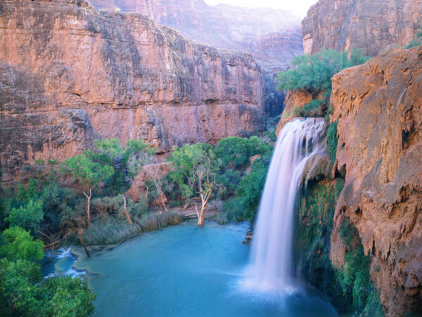 Havasu Art Print featuring the photograph Havasu Falls by Mark Miller