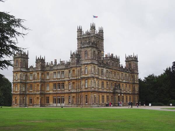 Highclere Castle Art Print featuring the photograph Highclere Castle by Karen Jane Jones