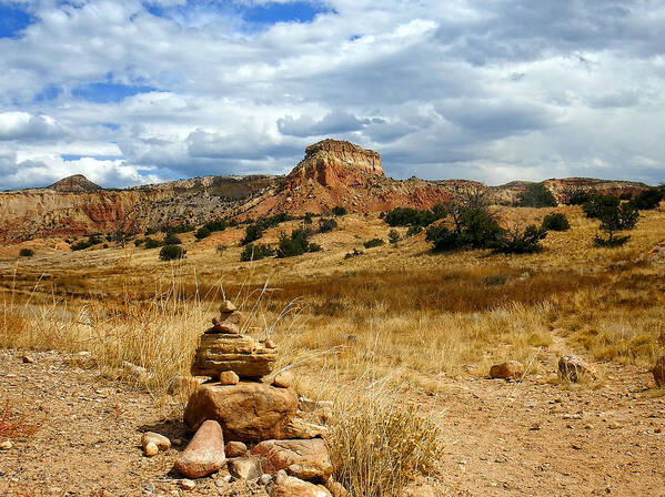 Ghost Ranch Art Print featuring the photograph Hiking Ghost Ranch New Mexico by Kurt Van Wagner