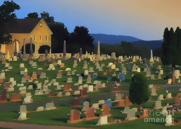 Church Art Print featuring the photograph Historic Peace Church by Geoff Crego