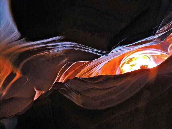 Upper Antelope Canyon Art Print featuring the photograph Hope by Patricia Haynes