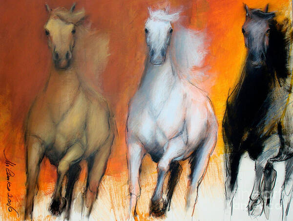 Horse Front- Study 3-6 Art Print by Milenko Katic - Fine Art America