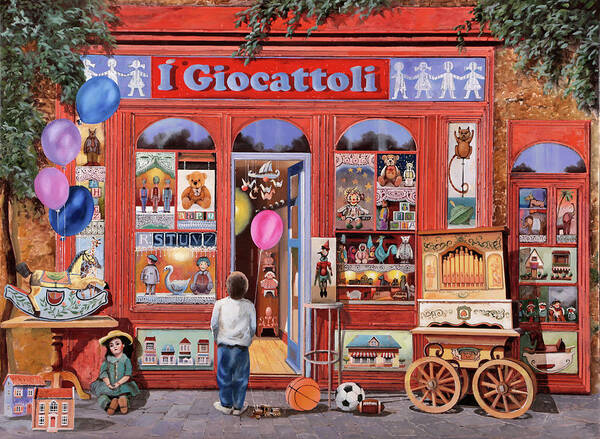 I Giocattoli Art Print by Guido Borelli - Fine Art America