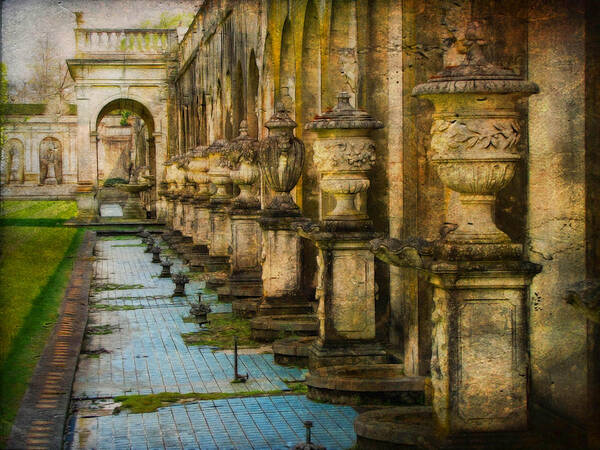 Fountains Art Print featuring the photograph In the Past and Present by John Rivera