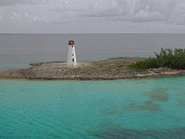 Bahamas Art Print featuring the photograph Island Lighthouse by Kathi Isserman