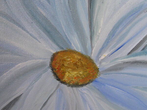 Flower Art Print featuring the painting Just When by Trilby Cole