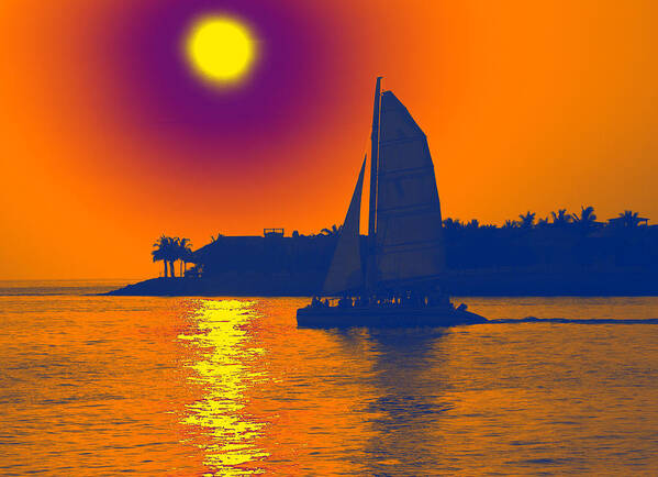 Key West Art Print featuring the photograph Key West Passion by Steven Sparks
