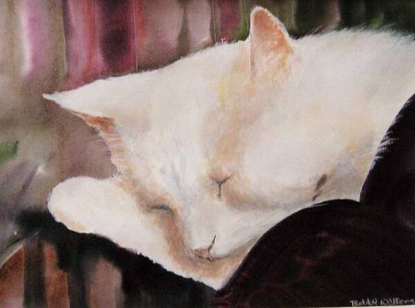  Art Print featuring the painting Kitty by Bobby Walters