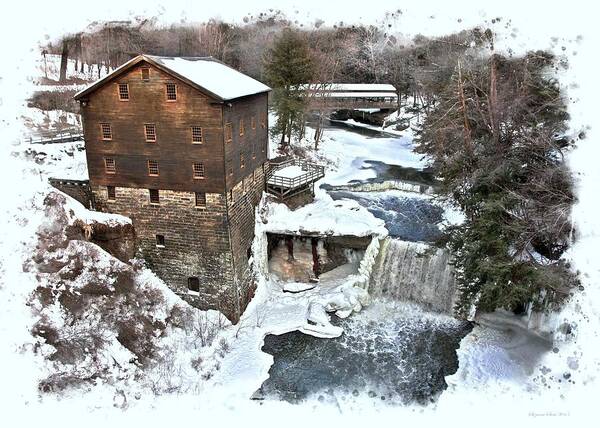 Youngstown Art Print featuring the photograph Lanterman's Mill by Suzanne Stout