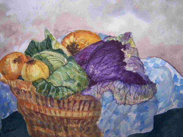 Warm Art Print featuring the painting Let's Make Soup by Sandy Collier