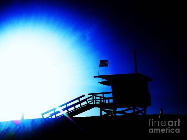 Life Guard Art Print featuring the photograph Lifeguard Station by Daniele Smith