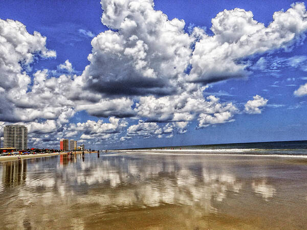 Beach Art Print featuring the photograph Low Tide by Dennis Dugan