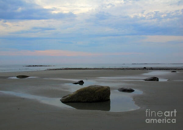 Tide Art Print featuring the photograph Low Tide by Edward Sobuta