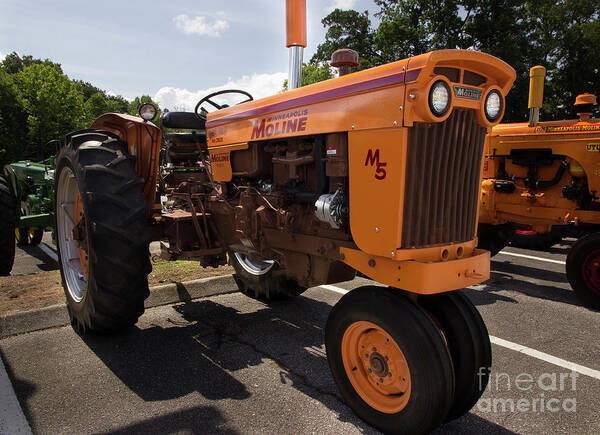 Tractor Art Print featuring the photograph Minneapolis-Moline M5 by Mike Eingle