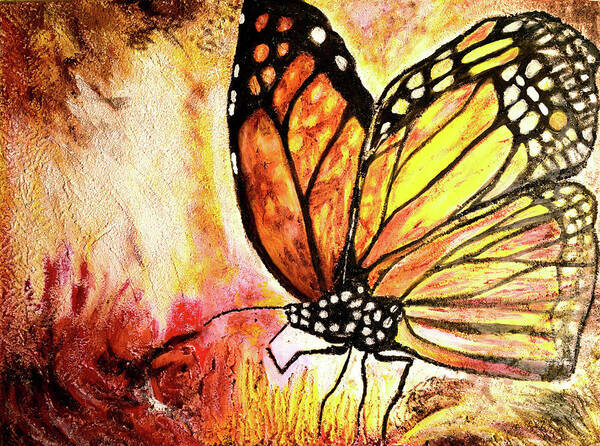 Endangered Species Art Print featuring the painting Monarch by Toni Willey