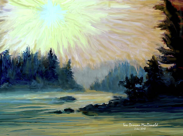 Sun Art Print featuring the photograph Morning by Ian MacDonald