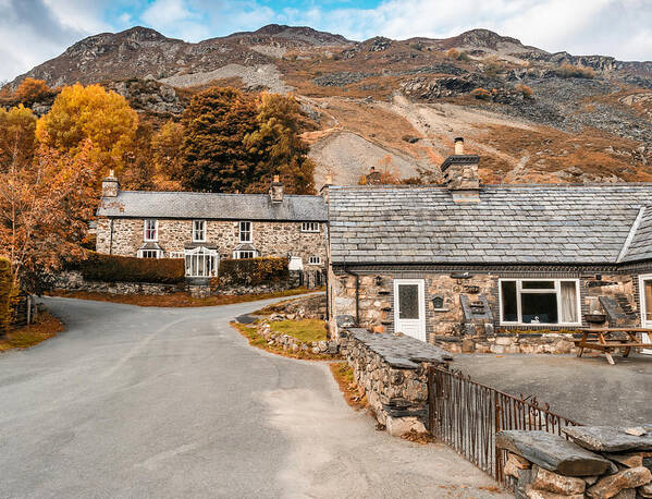 Wales Art Print featuring the photograph Mountains in the back yard by Nick Bywater