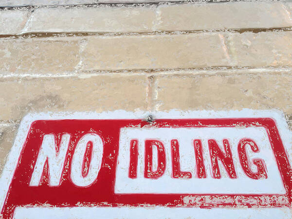 No Idling Art Print featuring the photograph No Idling by Rob Keay