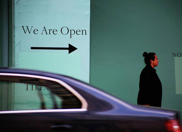 Street Photography Art Print featuring the photograph No we are closed by J C