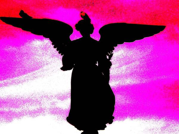 Angel Art Print featuring the photograph NY Angel by Daniele Smith
