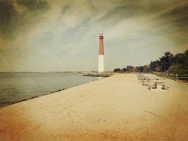 Jersey Shore Art Print featuring the photograph Old Barney - Jersey Shore by Angie Tirado