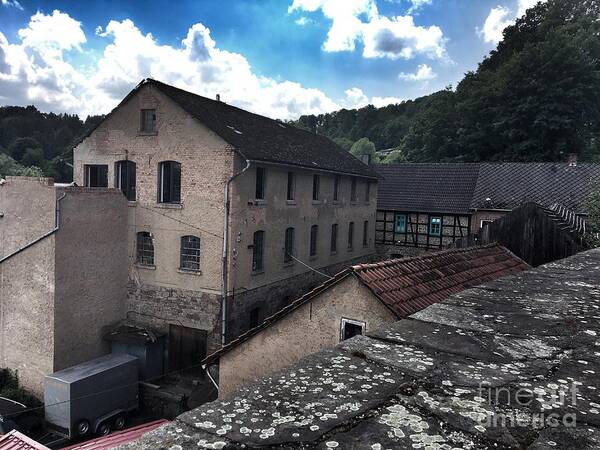 Old Art Print featuring the photograph Old factory by Eva-Maria Di Bella
