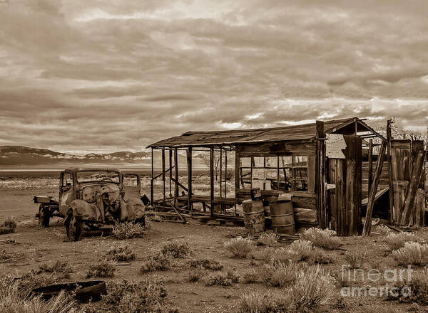 Transportation Art Print featuring the photograph Old Schellbourne Station by Robert Bales