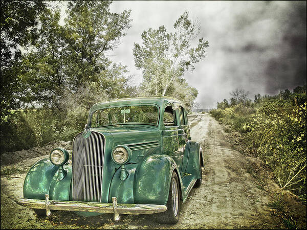 Cars Art Print featuring the photograph On The River Road by John Anderson