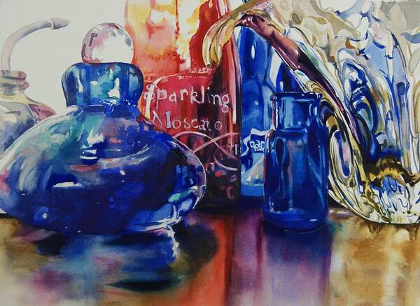 Still Life Art Print featuring the painting One Red by Marlene Gremillion