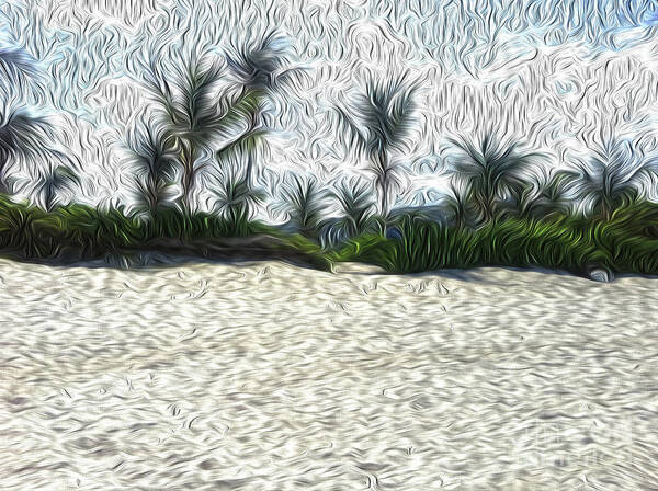 Orient Beach Art Print featuring the digital art Orient WebCam by Francelle Theriot