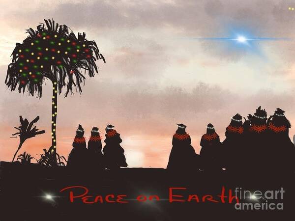 Holiday Art Print featuring the photograph Peace on Earth by Bette Phelan